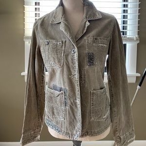 Silver Jeans Distressed Jacket size L